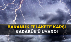 İçişleri Bakanlığı'ndan Karabük'e Kritik Uyarı: "Sarı Alarm"