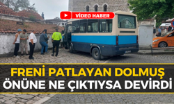 Safranbolu'da Freni Boşalan Dolmuş Çarşıda Dehşet Saçtı