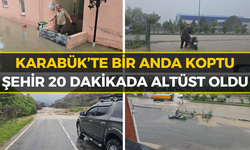 Karabük’te Aniden Bastıran Yağış Hayatı Durdurdu