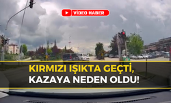Safranbolu Sanayi Kavşağı'nda Kaza: Kırmızı Işık İhlali Kamerada!