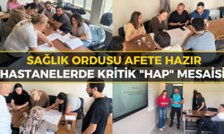 Karabük’te Beyaz Önlükler Bu Kez Afet Yönetimi İçin Eğitimde