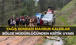 Bayram Yolculuğunda Çamura Saplandılar