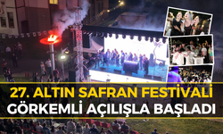 Altın Safran Meşalesi Yakıldı: Festival Başladı