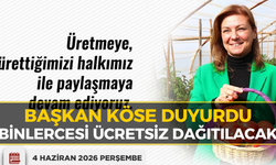 Başkan Köse’den Üreticiye Büyük Destek: Bedava Verilecek!