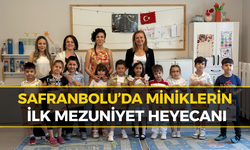 Safranbolu’da Miniklerin Mezuniyet ve Karne Coşkusu