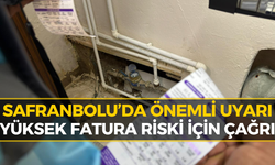 Safranbolu’da Su Faturası Uyarısı! Sayaçlar İçin Yeni Çağrı