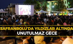 Safranbolu’da Açık Hava Sineması Yoğun İlgi Gördü