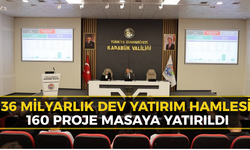 Karabük'te 36 Milyarlık Dev Yatırım: 160 Proje Masaya Yatırıldı