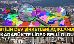 81 İlin En Büyük Markaları Açıklandı! Bakın Karabük'te Zirvede Kim Var