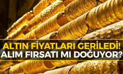 Altın Alacaklar Dikkat: Fiyatlarda Geri Çekilme Başladı