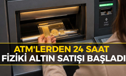 ATM'lerden 24 Saat Boyunca Fiziki Altın Satışı Dönemi Başladı