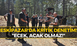 Karabük'te Orman Çalışmalarına Yakın Takip! Bölge Müdürü Tek Tek Uyardı