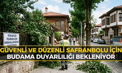 Safranbolu Belediyesi’nden Ağaç Budaması Uyarısı