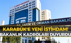 Bakanlık Açıkladı: Karabük'te Kamuya Personel Alımı!