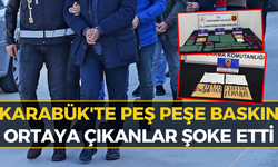 Karabük'te O Adreslere Baskın! Çok Sayıda Kişi Gözaltında