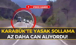 Karabük'te Akılalmaz Sollama: Faciadan Saniyelerle Dönüldü!