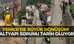Yenice'de 70 Bin Metrelik Altyapı Dönüşümü