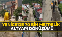 Yenice'de 70 Bin Metrelik Altyapı Dönüşümü