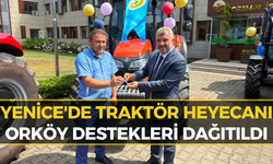 Yenice'de Orman Köylüsünün Yüzü Güldü! Traktörler Teslim Edildi