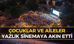 Karabük’te Çocuklar İçin Unutulmaz Gece! Yazlık Sinemaya Akın Ettiler