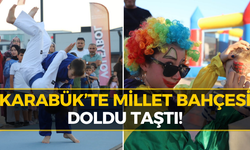 Karabük’te Millet Bahçesi’nde Renkli Anlar! Spor, Oyun ve Eğlence Bir Arada