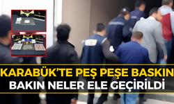 Karabük’te 8 Ayrı Operasyon: Ele Geçirilenler Şaşırttı!