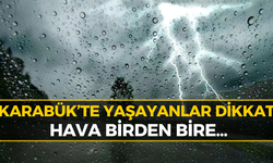 Meteoroloji’den Karabük’e Son Dakika Uyarısı: O Saat Dilimine Dikkat!