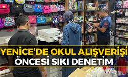 Yenice’de Okul Öncesi Denetim! Kırtasiyeler Mercek Altında