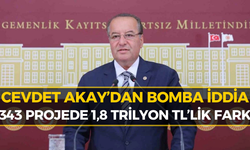 Cevdet Akay’dan 1,8 Trilyon TL’lik İddia: Rakamları Ortaya Döktü!