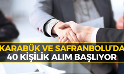 Karabük’te 40 Kişiye İş Fırsatı! Başvurular Başlıyor