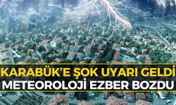 Karabüklüler Dikkat Meteoroloji Açıkladı: Şiddetli Geliyor!