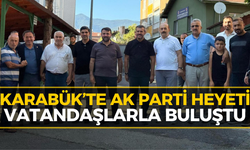 AK Parti Heyeti Karabük’te Sahaya İndi