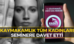 Yenice’de Kadınlara Şiddetle Mücadele ve KADES Anlatılacak
