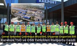 Karabük Lojistik Merkezi heyeti Railport’u Gezdi.