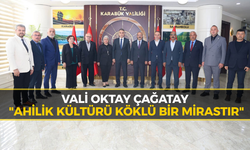 Ahilik Haftası Kutlama Komitesi Vali Çağatay'ı Ziyaret Etti