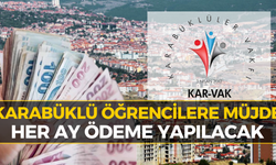 KAR-VAK, Karabüklü Öğrencilere Aylık Burs Verecek