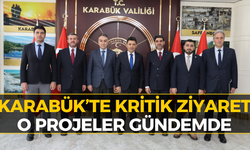 Bakan Yardımcısı Karabük’e Geldi! Masadaki Konular Dikkat Çekti