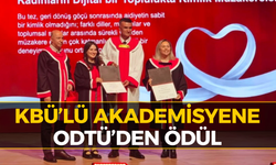Karabük’ten Akademik Başarı: ODTÜ’den Ödül Aldı