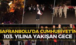 Safranbolu’da Geceyi Aydınlatan Cumhuriyet Coşkusu!