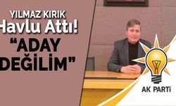 AK Parti Yenice İlçe Başkanı Yılmaz Kırık Aday Olmayacağını Açıkladı!
