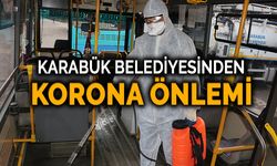 Karabük'te Korona Virüsüne Karşı Dezenfekte Çalışması