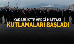 Karabük'te 31. Vergi Haftası Kutlamaları Kapsamında Anıta Çelenk Sunuldu