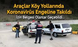 Karabük'te Köylere Giriş ve Çıkışlar Jandarma Kontrolünde