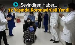 Karabük'te Koronavirüsü Yenen Yaşlı Kadın Alkışlarla Uğurladı