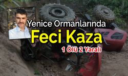 Yenice’de İşçileri Taşıyan Traktör Devrildi