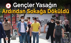 Karabük'te Gençler 4 Saatlik Özgürlükte AVM'lere Akın Etti