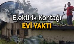 Çıkan Yangında Ev Kullanılamaz Hale Geldi