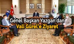 Yazgan, Yürütülen Çalışmalar Hakkında Gürel'i Bilgilendirdi