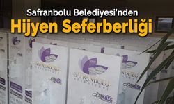 Safranbolu'da Dezenfektan Standı Üretimi