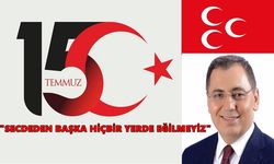 MHP Karabük İl Başkanı Adem Kar'dan 15 Temmuz Açıklaması